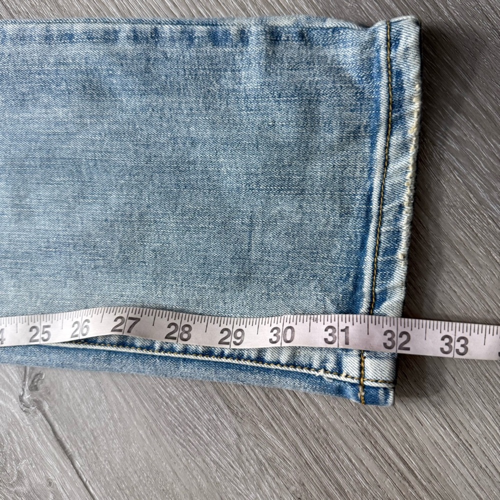 Balmain Men's Skinny Biker Jeans Men's Light Blue Jeans Size 36 - Picture 15 of 16